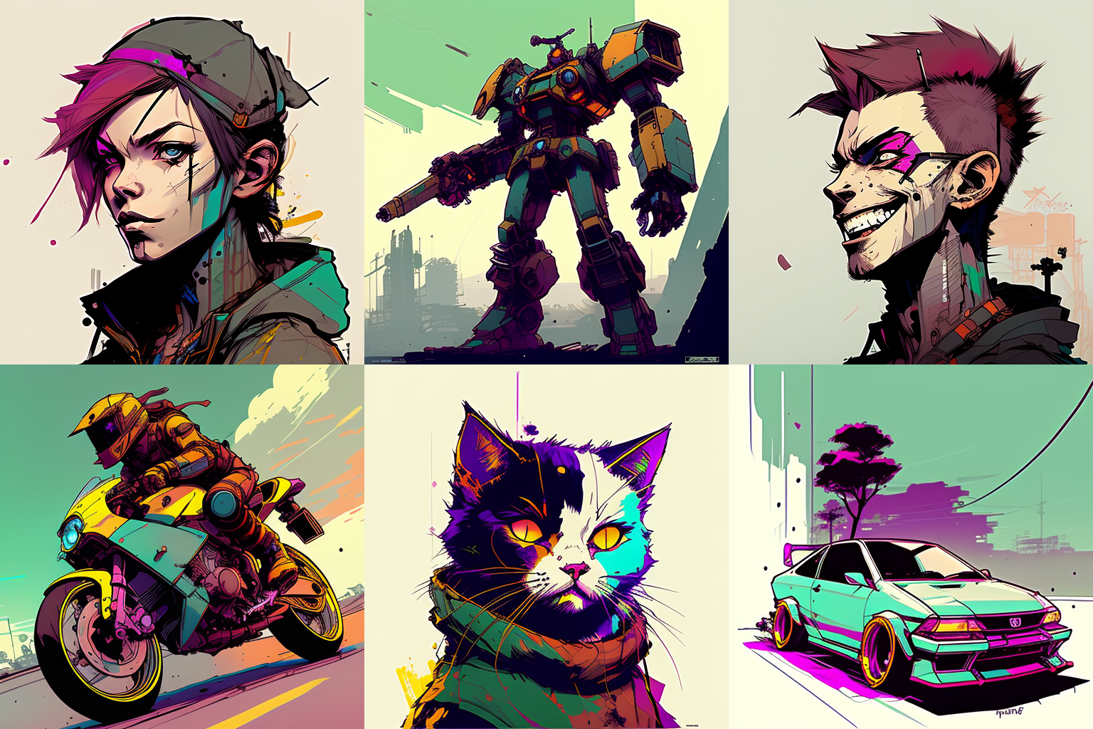 inkpunk-v1-samples.png