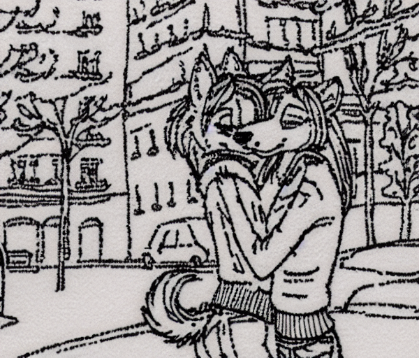 00167-128089252-gvgtgm shading lineart drawing, anthro wolves with tail, female_female hug, sweater and jeans, heavy snow, city, cars, trees, he.png