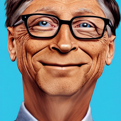 highly photorealistic picture of bill gates.png