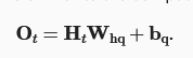 Output RNN Equation