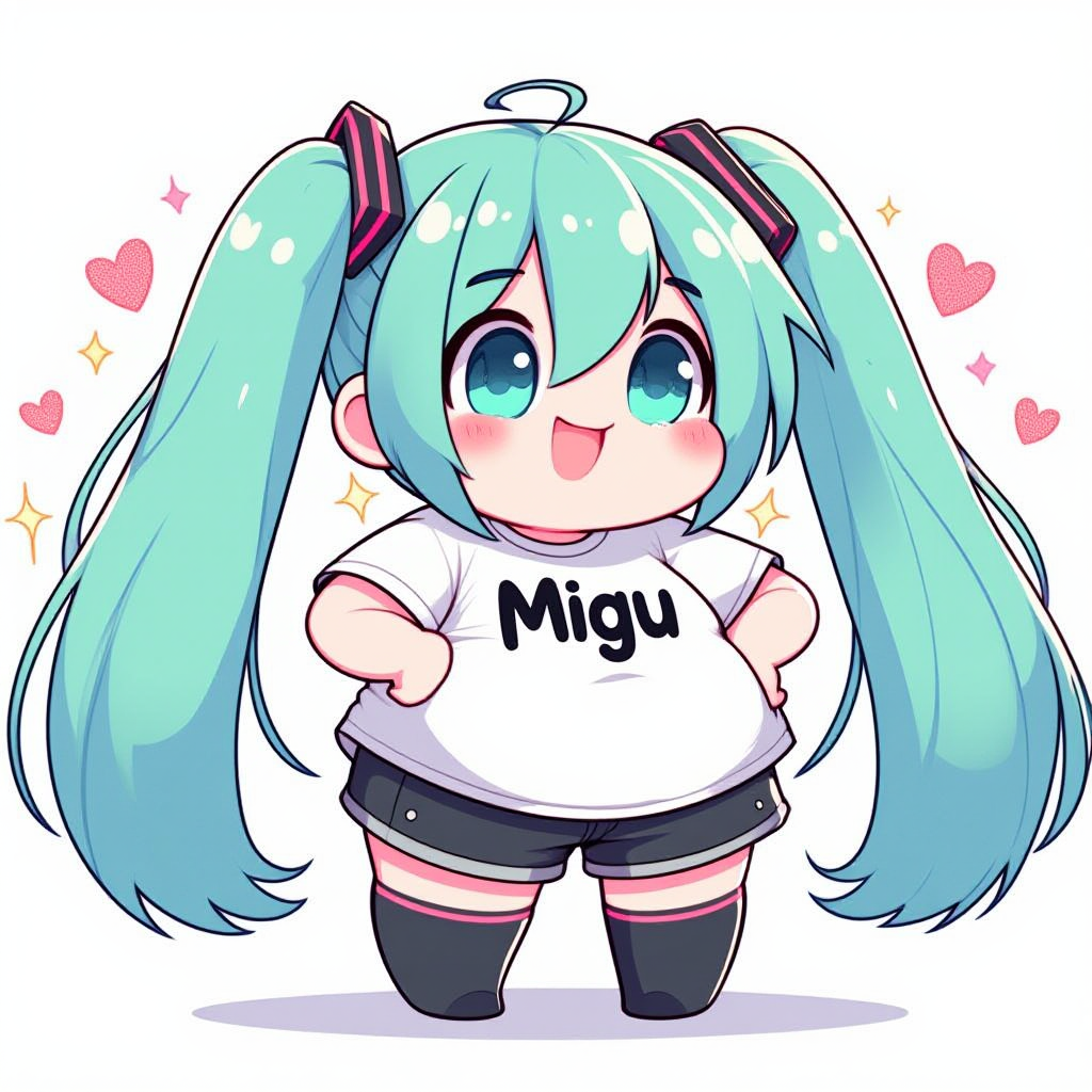 A wild chibi Migu appears!