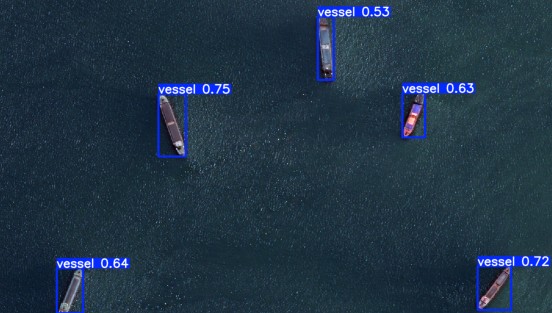 Vessel Detection Predictions